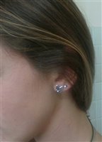 Orecchini Salvini Donna Minimal Ext in Oro bianco Diamante 0.002 Ct 20049489 - 20049489